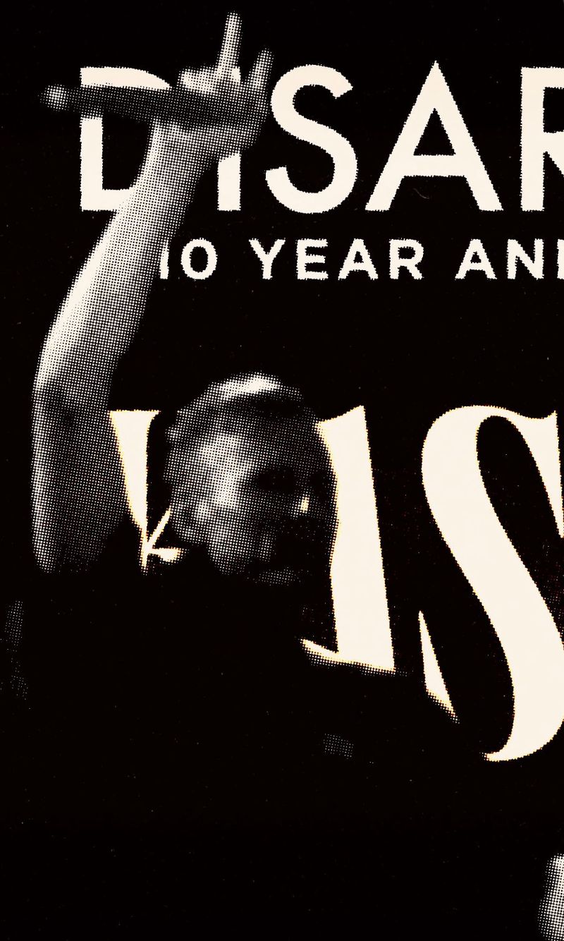 Disarm You 10 year anniversary poster
