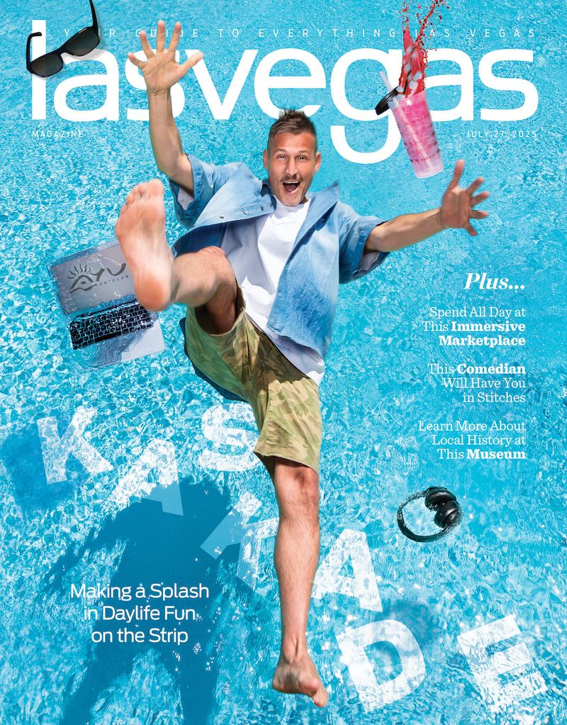 Kaskade on the summer cover of Las Vegas Magazine